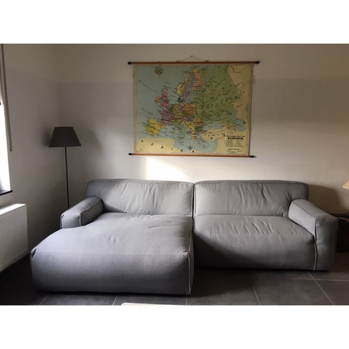 Fest Amsterdam Clay sofa -  longchair L arm left + 1.5seat arm right - Sydney 91 light grey