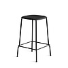 HAY Soft Edge80 barkruk - Black steel frame
