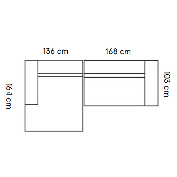 Fest Amsterdam Dunbar 2-seat + divan - Royal 56 Petrol