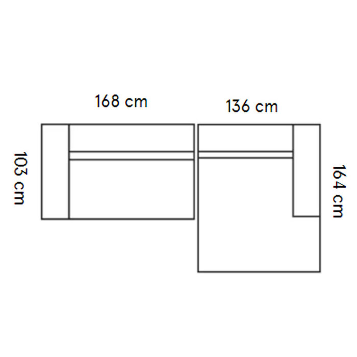 Fest Amsterdam Dunbar 2-seat + divan - Royal 56 Petrol