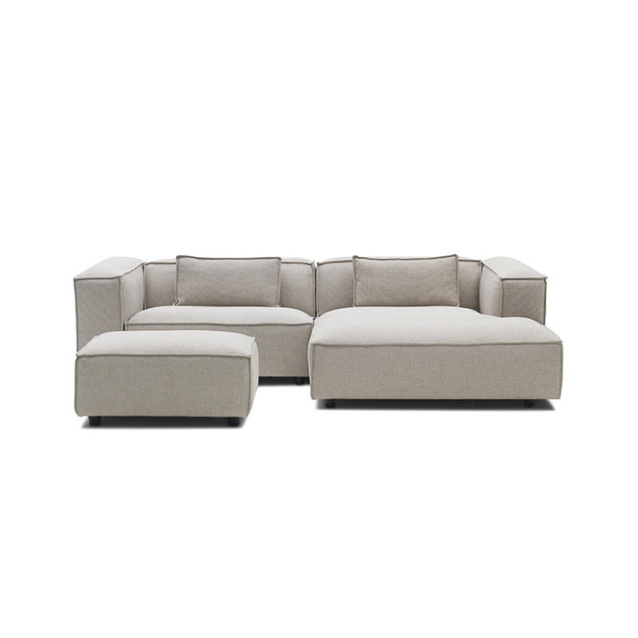 Fest Amsterdam Sofa Dunbar 1.5 seat + divan + pouf S Polvere 21 beige