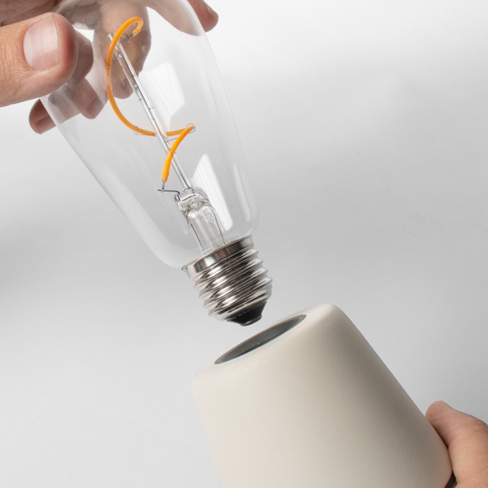 Humble Swirl Bulb clear (vervanglamp voor tafellamp One)