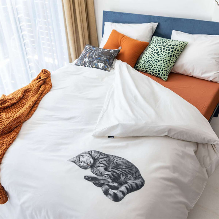 SNURK beddengoed FLANEL Ollie housse de couette 1p