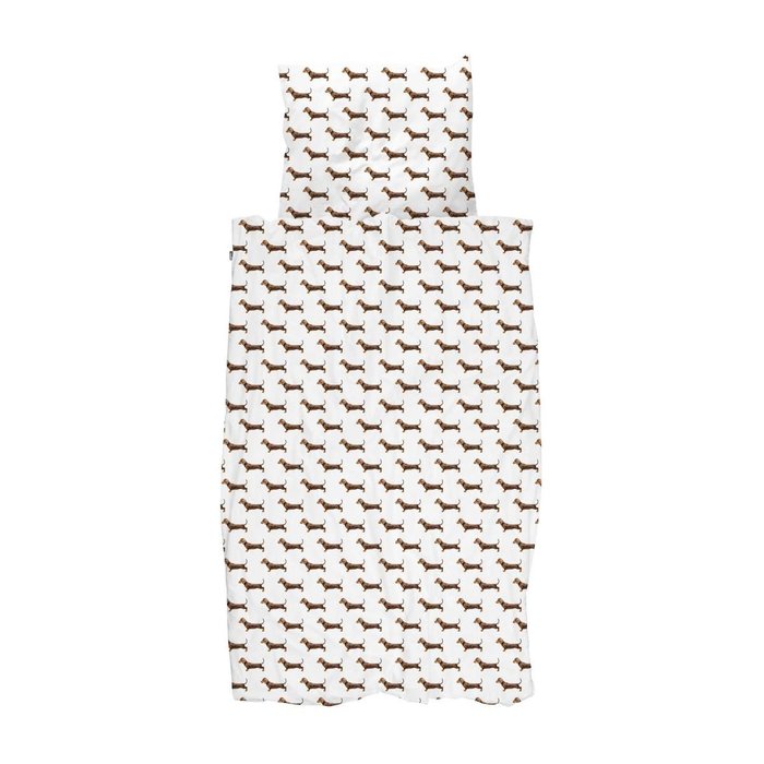 SNURK beddengoed FLANEL James dekbedovertrek 1p