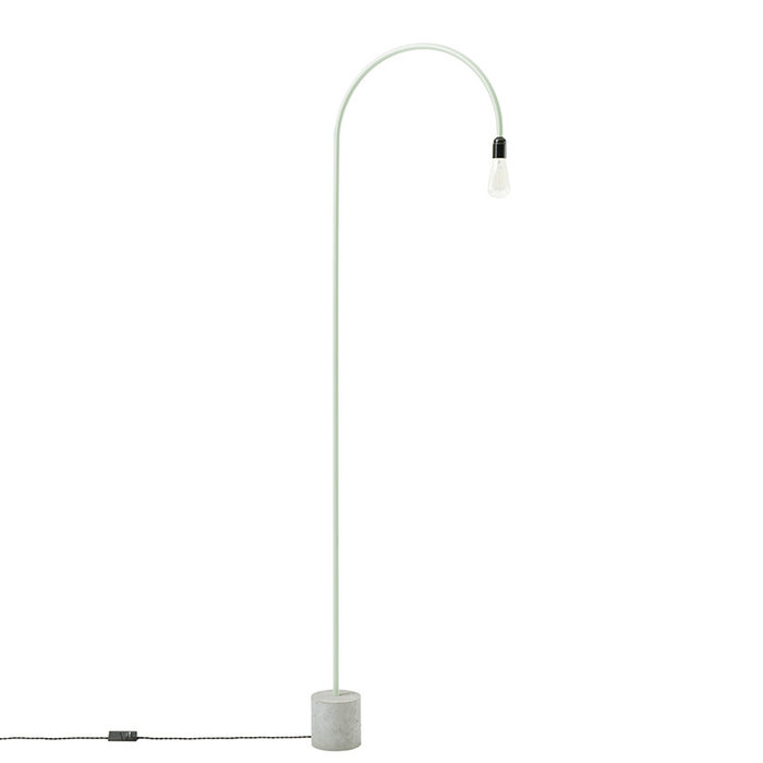 bultin bul055 lampadaire h1400 - concrete grey base