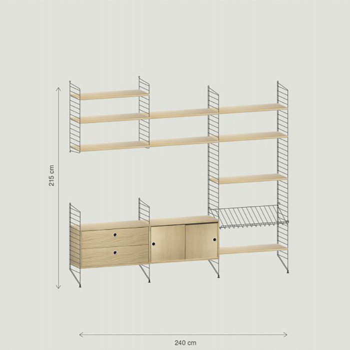 String Wandconfiguratie 27