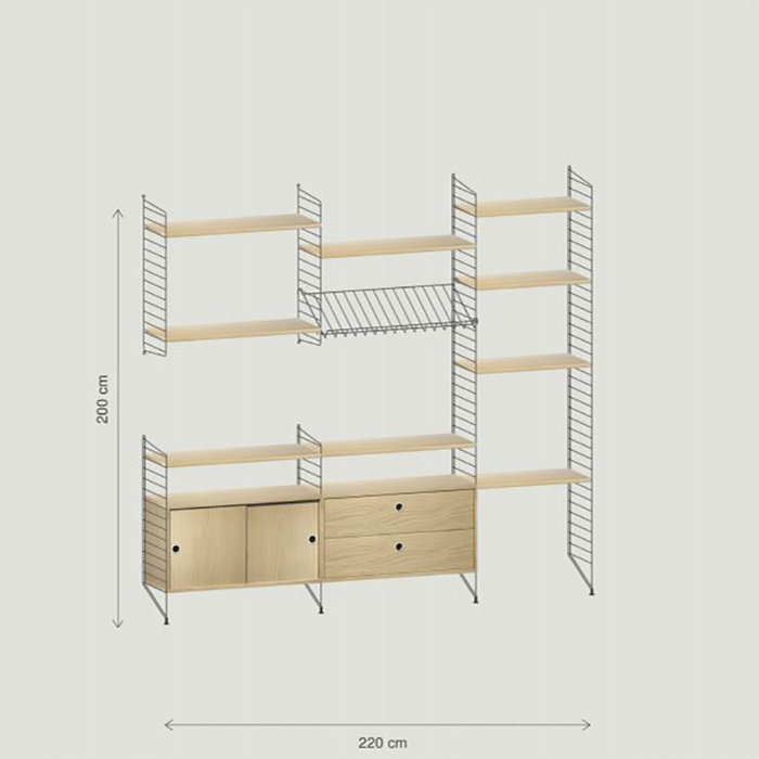 String Wandconfiguratie 31