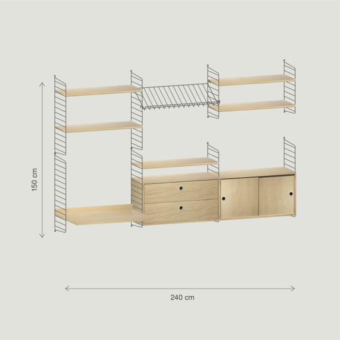 String Wandconfiguratie 32