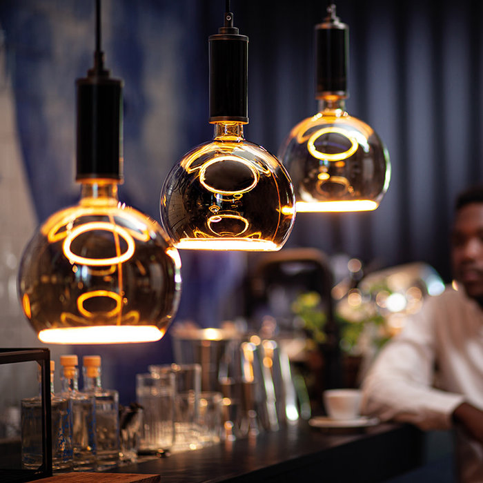 Segula Floating Globe LED - Smokey Grey