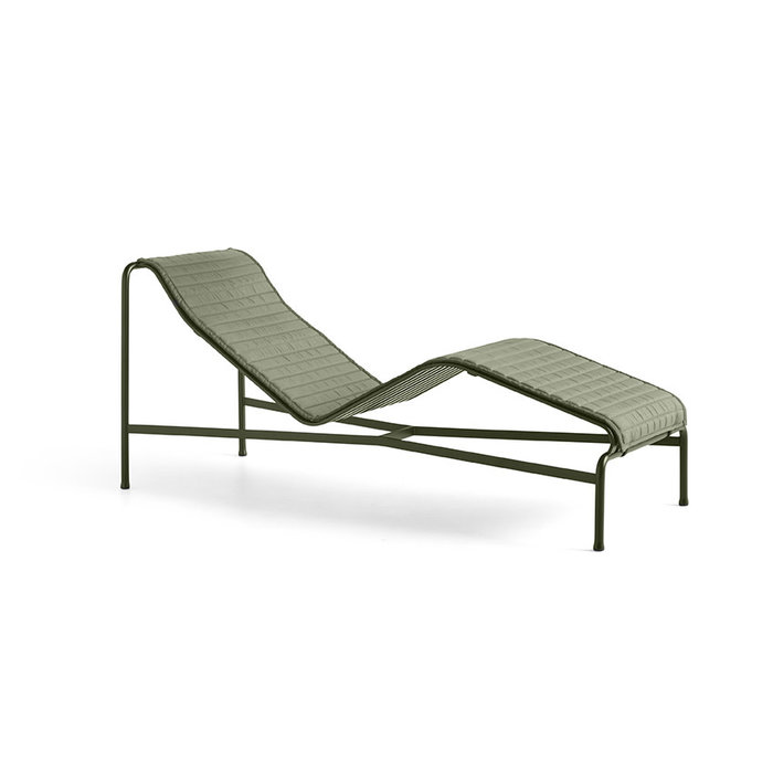 HAY Palissade chaise longue quilted cushion