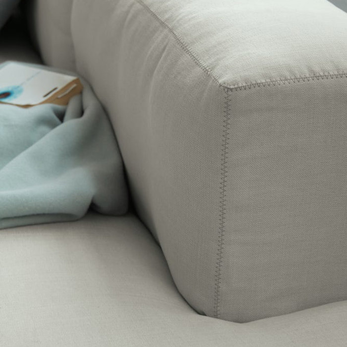 HAY Mags Soft Sofa Low armrest - 3 seater combination 5 - Linara 311 - HAY