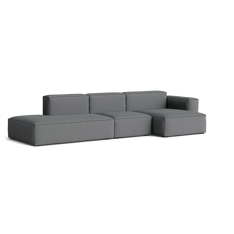 HAY Mags Soft Sofa low - 3 seater right comb 4