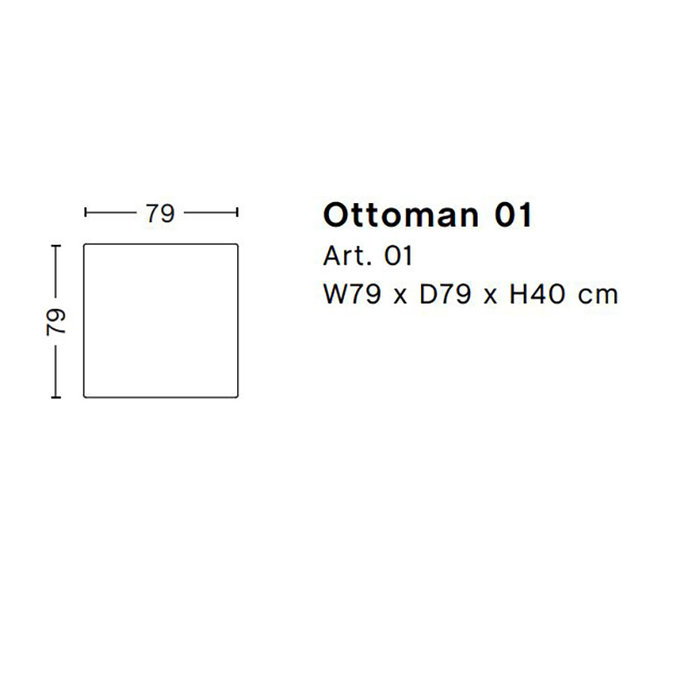 HAY Mags 01 - Ottoman XS