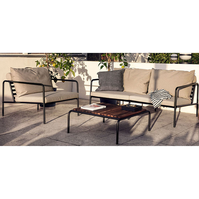 Houe Avon Lounge Chair - Frame: Black / Powder Coated Steel - Houe