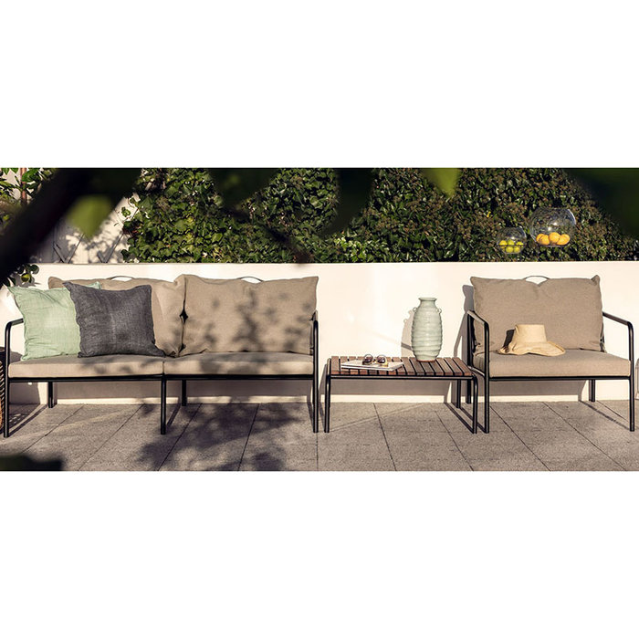 Houe Avon Lounge Chair - Frame: Black / Powder Coated Steel - Houe
