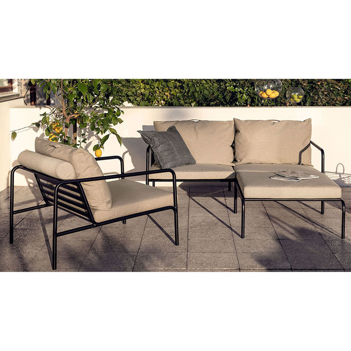 Houe Avon Lounge Chair - Frame: Black / Powder Coated Steel - Houe
