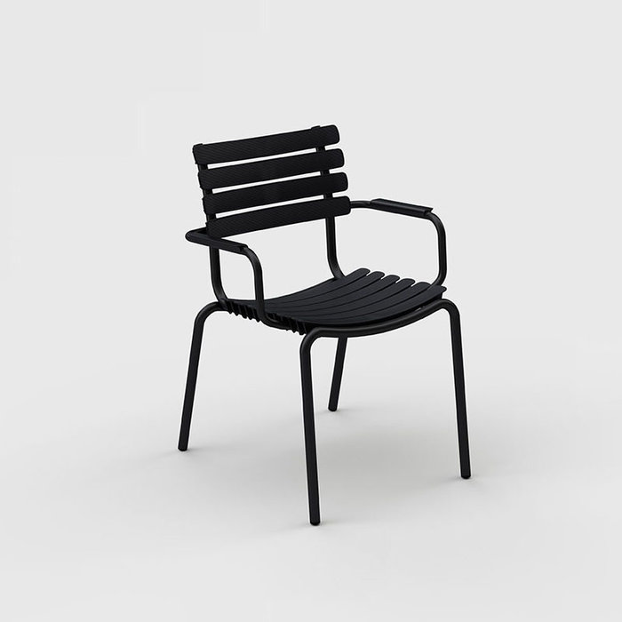 Houe Reclips dining chair - aluminium armleuning