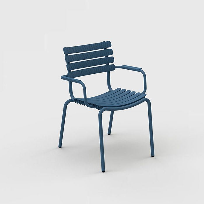 Houe Reclips dining chair - aluminium armleuning