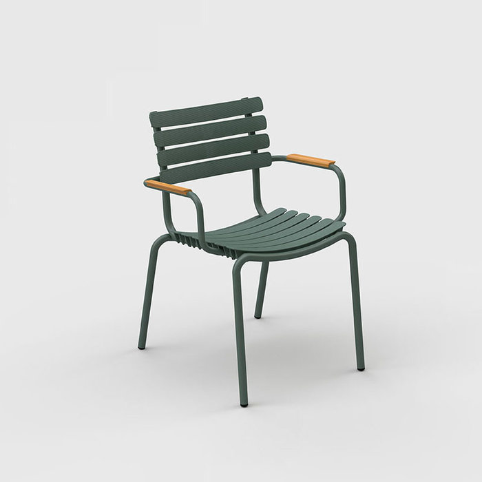 Houe Reclips dining chair - bamboo armleuning