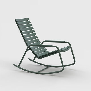 Houe Reclips rocking chair - aluminium armleuning