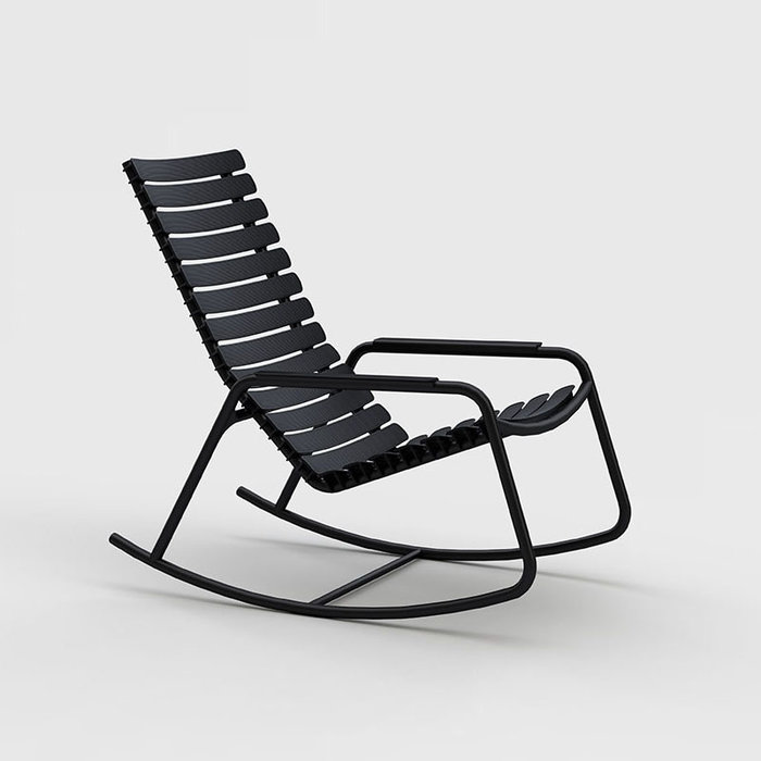 Houe Reclips rocking chair - aluminium armleuning