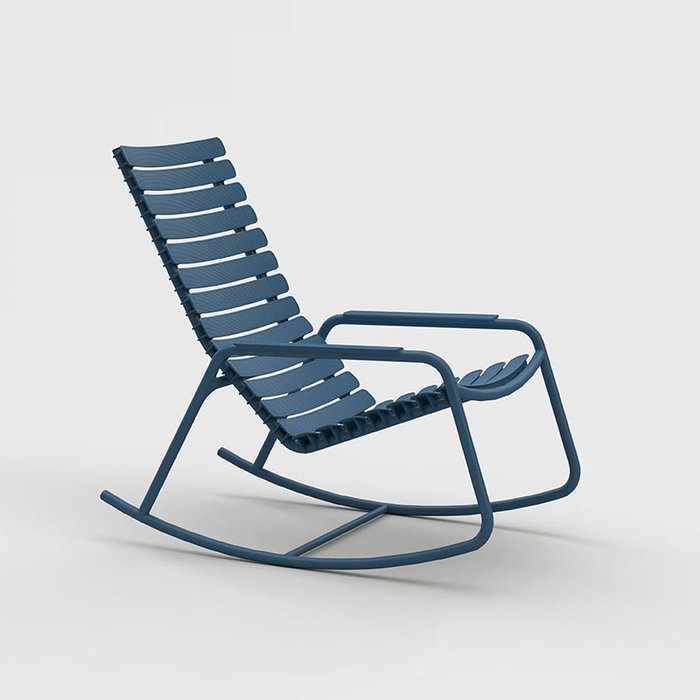 Houe Reclips rocking chair - aluminium armleuning