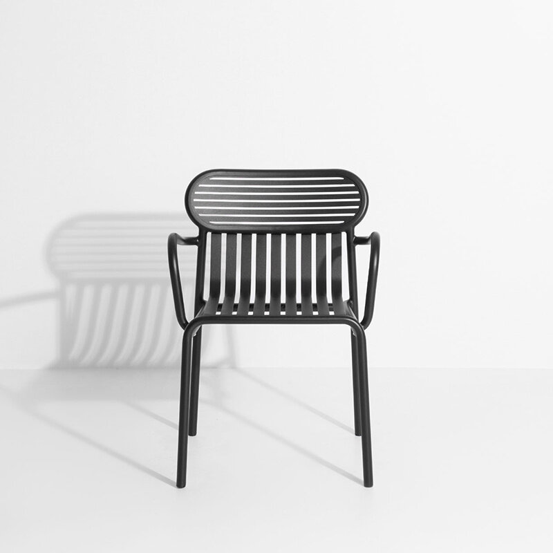 Petite Friture Week-end garden chair with armrests - Petite Friture