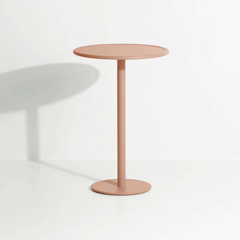 Petite Friture Week-end high table round outdoor - Petite Friture