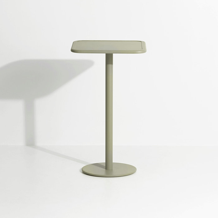 Petite Friture Week-end high table square  outdoor - Petite Friture