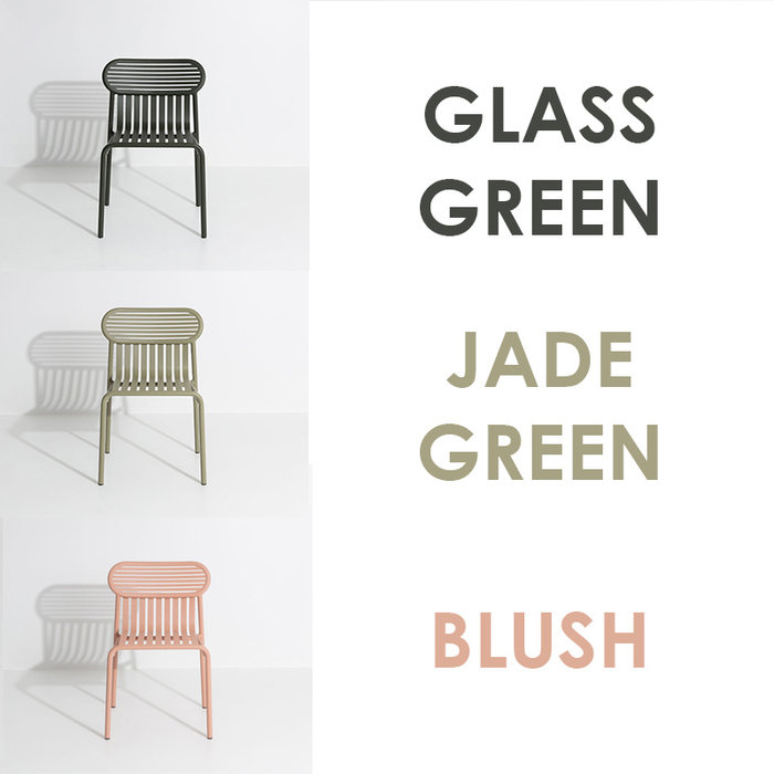 Petite Friture Set de jardin 180x75 table + 4 chaises Week-end