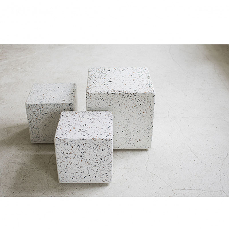 Serviettes en papier terrazzo