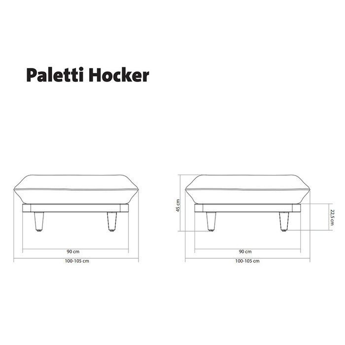 Fatboy Paletti Hocker - outdoor lounge