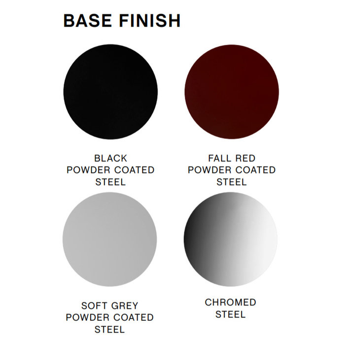 HAY Soft Edge90 barkruk - Black steel frame