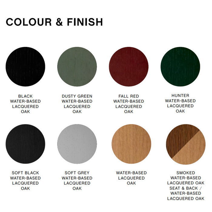 HAY Soft edge72 kruk - Oak frame