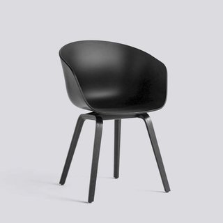 HAY AAC22 - Black Lacquered Oak Frame
