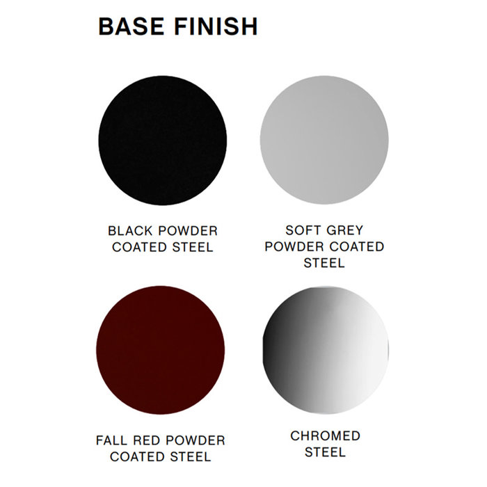 HAY Soft Edge80 barkruk - Black steel frame