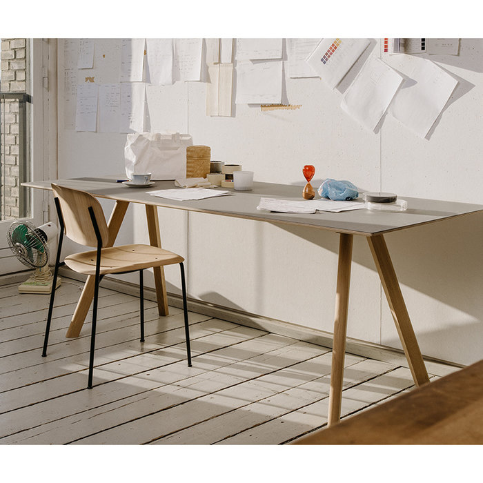 HAY Soft Edge40 chair - Black steel frame