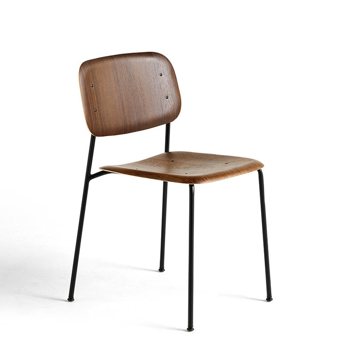 HAY Soft Edge40 chair - Black steel frame