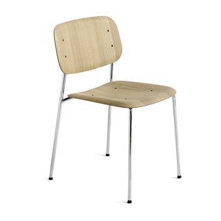 HAY Soft Edge40 chair - Chromed Steel Frame