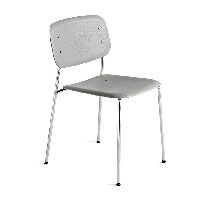 HAY Soft Edge40 chair - Chromed Steel Frame