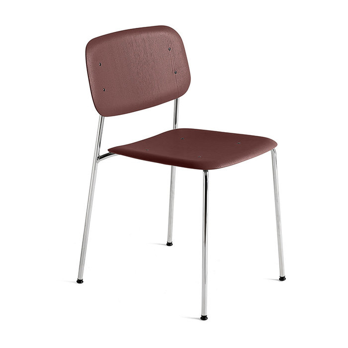 HAY Soft Edge40 chair - Chromed Steel Frame
