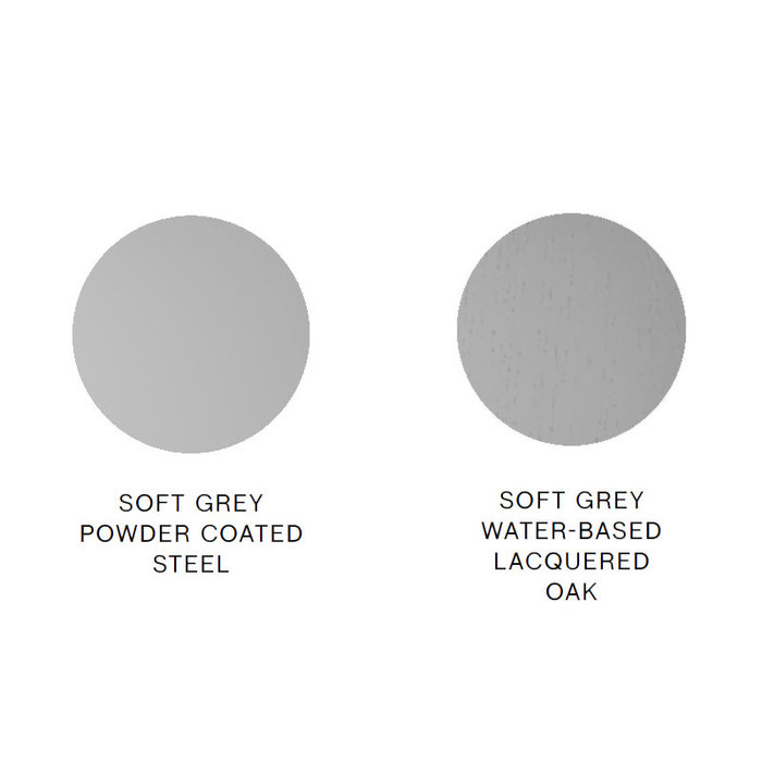 HAY Soft Edge40 chair - Soft Grey Powder Coated Steel frame