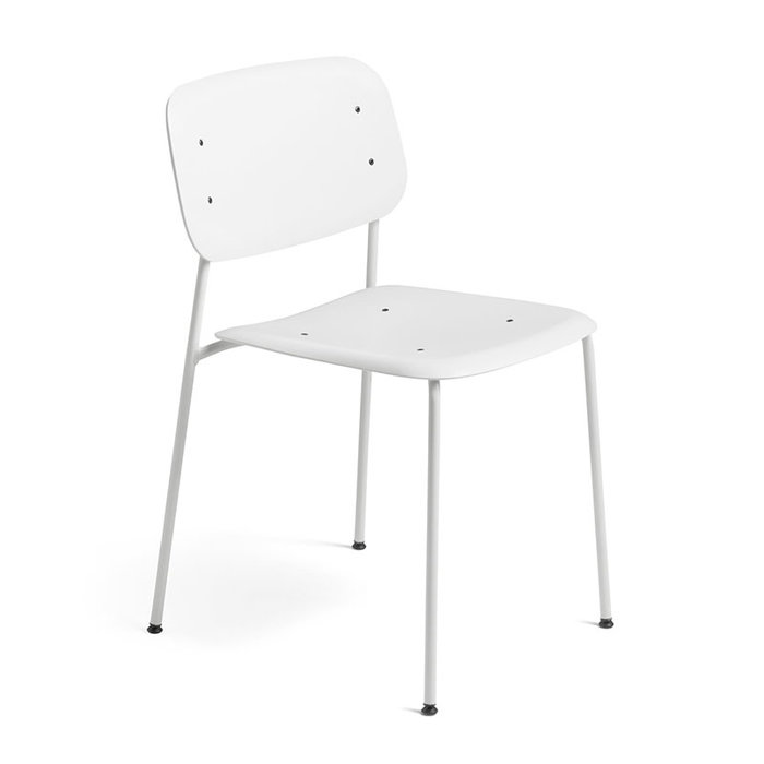 HAY Soft Edge45 chair- White steel frame  (plastic seat)