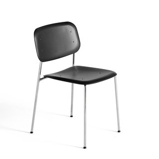 HAY Soft Edge45 chair - Chromed  steel frame