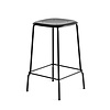 HAY Soft Edge85 barkruk - Black steel frame