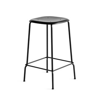 HAY Soft Edge85 barkruk - Black steel frame