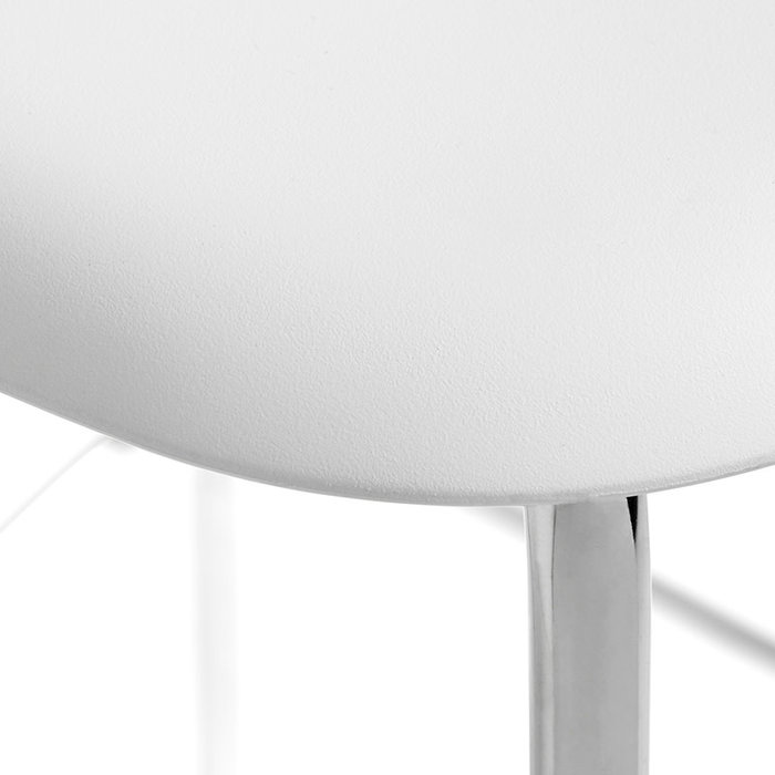 HAY Soft Edge85 barkruk - Chromed steel frame (plastic seat)