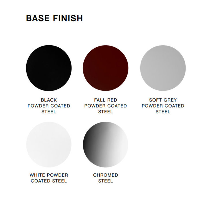 HAY Soft Edge85 barkruk - Soft grey steel frame (plastic seat)