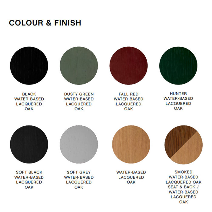 HAY Soft Edge82 barkruk -  Naturel oak frame