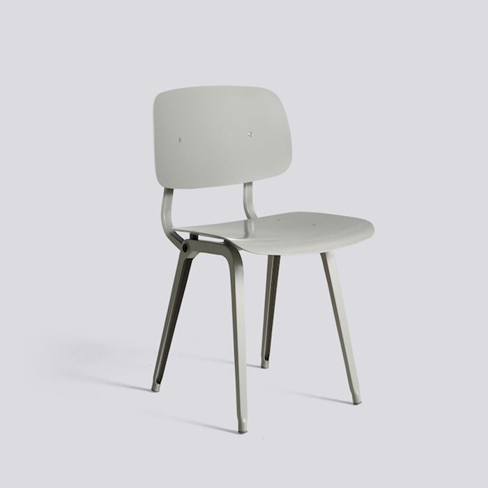 HAY Revolt chair - beige powder coated steel frame